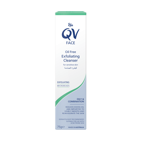 QV Face Oil Free Exfoliating Cleanser 75 g