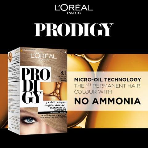 Prodigy Hair Color 8.1 Diamond Ash Blond