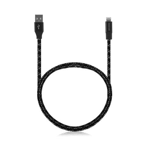 Black Usb Cable Flat 100Cm-Motif